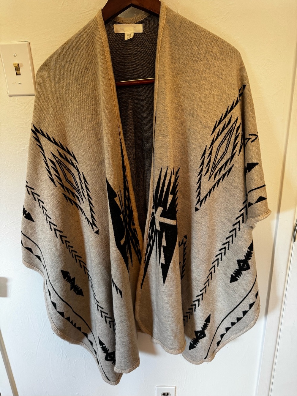 Tribal Knit Poncho / Wrap